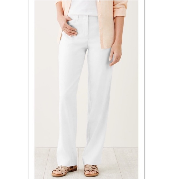 J. Jill Pants - J Jill Stretch White Casual Cotton Pants Slacks